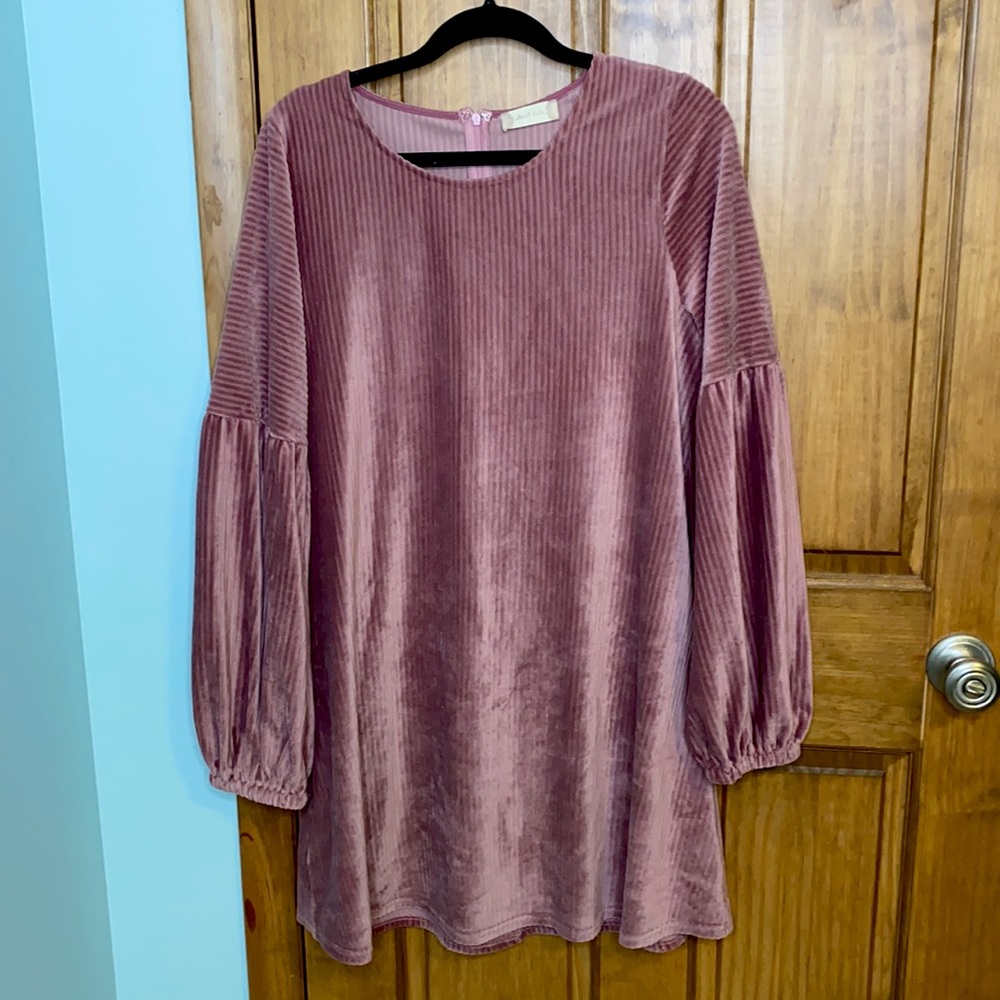 Altar’d State velvety dress, size large